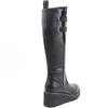 HEAVENLY FEET WOMENS ANKLE BOOT - BLACK